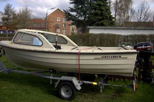 Boat on trailer