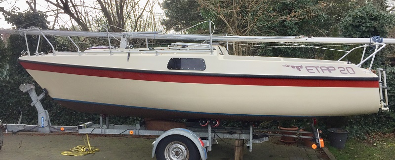Boat on trailer