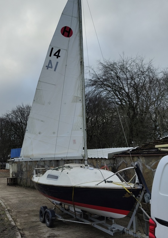 Boat on trailer