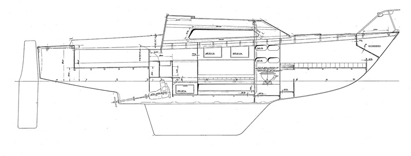 Profile of boat