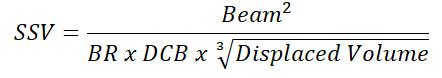 formula for Stability Value